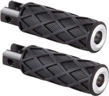 ARLEN NESS Diamond Foot Pegs - Driver - Chrome 400-052