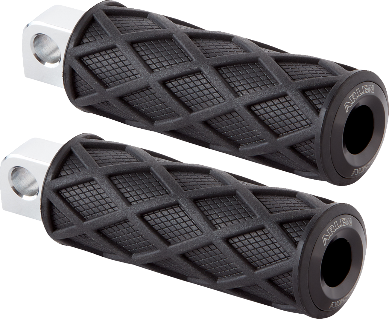ARLEN NESS Diamond Foot Pegs - Passenger - Black 400-047