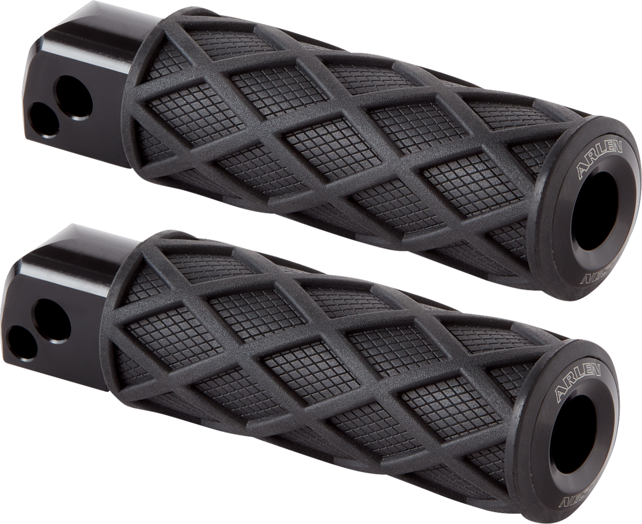 ARLEN NESS Diamond Foot Pegs - Passenger - Black 400-053