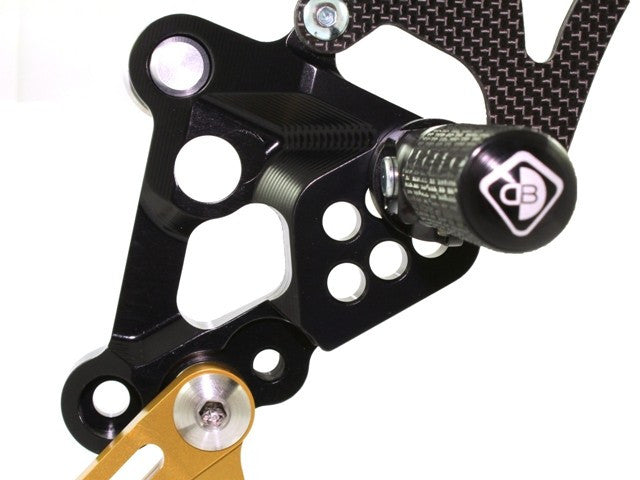 DBK Special Parts (Ducabike) SBK Adjustable Rearsets for the Ducati 848/1098/1198