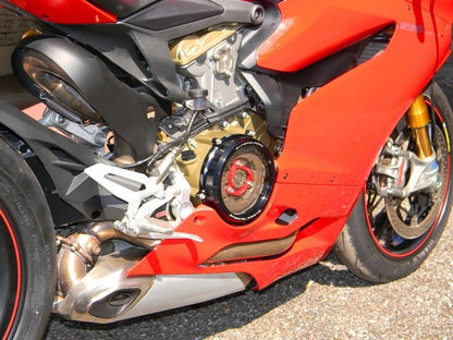 DBK Special Parts (Ducabike) Clear Wet Clutch Cover for the Ducati Panigale 1299/1199/959  Superleggera (and 899 too with modification)