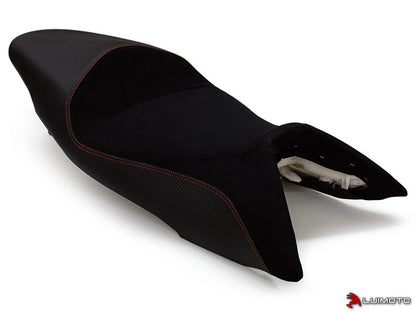 LUIMOTO Baseline Rider Seat Covers for the Aprilia SHIVER 750 (06-09)