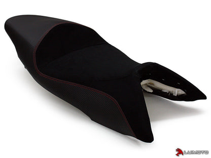 LUIMOTO Baseline Rider Seat Covers for the Aprilia SHIVER 750 (06-09)