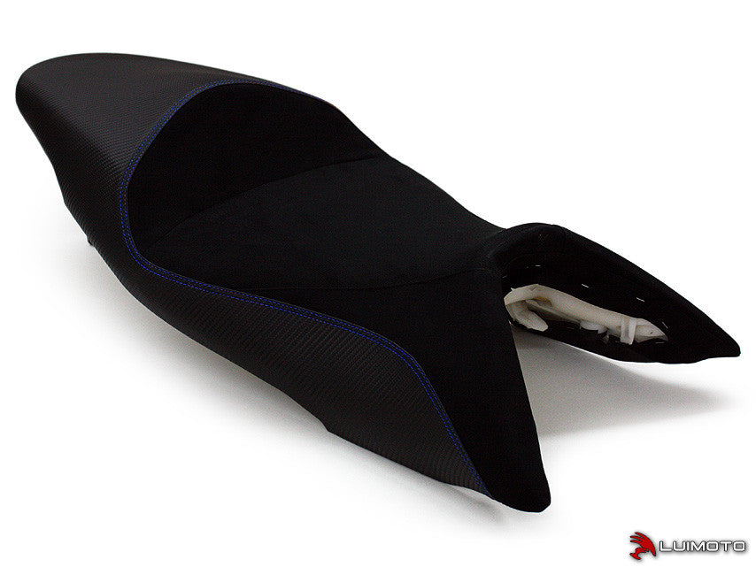 LUIMOTO Baseline Rider Seat Covers for the Aprilia SHIVER 750 (06-09)
