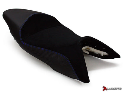 LUIMOTO Baseline Rider Seat Covers for the Aprilia SHIVER 750 (06-09)