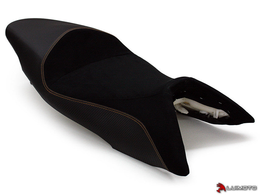 LUIMOTO Baseline Rider Seat Covers for the Aprilia SHIVER 750 (06-09)