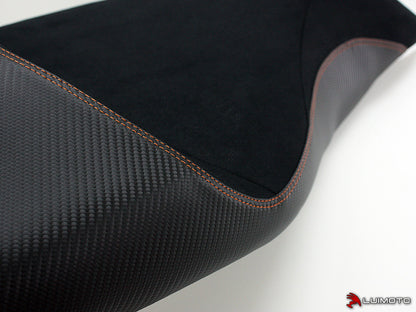 LUIMOTO Baseline Rider Seat Covers for the Aprilia SHIVER 750 (06-09)