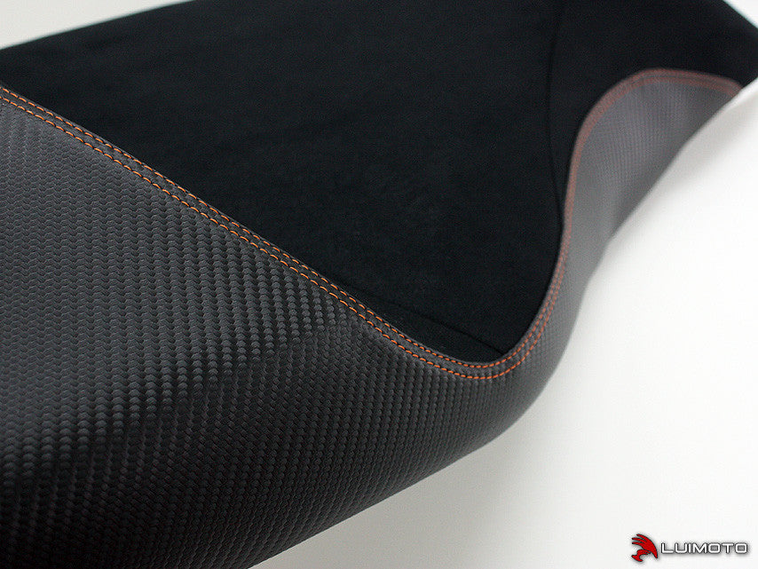 LUIMOTO Baseline Rider Seat Covers for the Aprilia SHIVER 750 (06-09)
