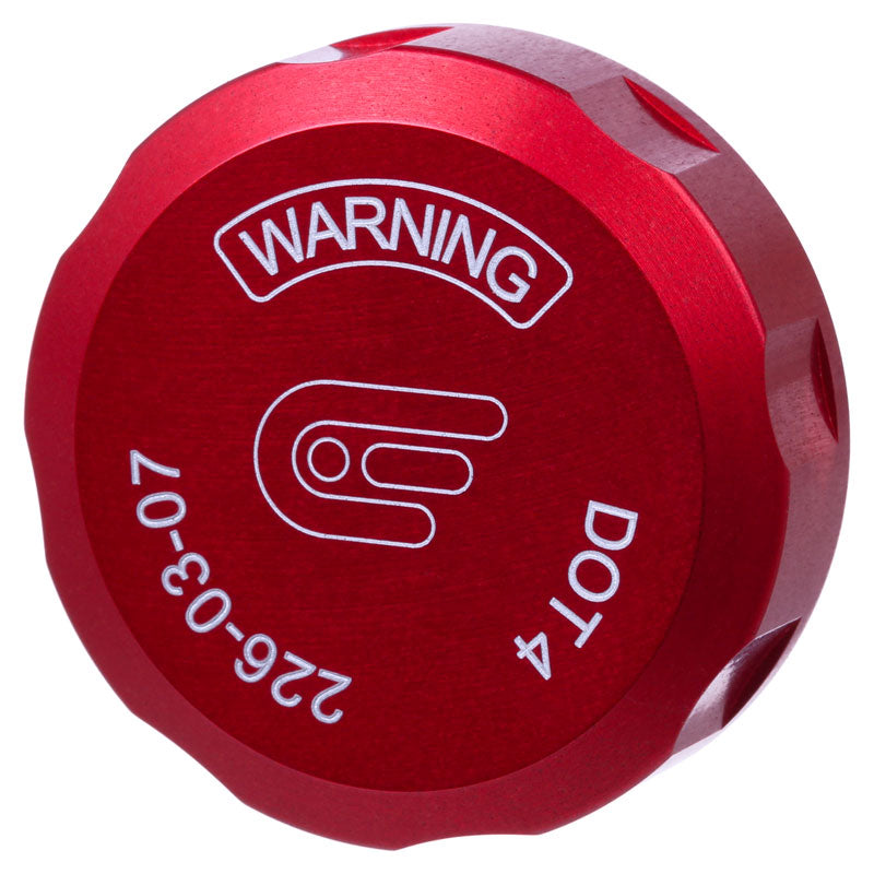 Oberon Small Round Billet Clutch/Rear Brake Reservoir Cap