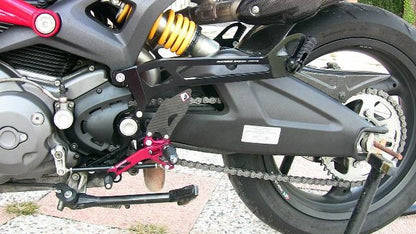 DBK Special Parts (Ducabike) Passenger Peg Kit for Adjustable Rearsets for the Ducati Monster 696/796/1100 - SHIPPING DAMAGED