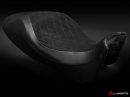 LUIMOTO Diamond Edition Rider Seat Cover for the DUCATI DIAVEL (11-14)