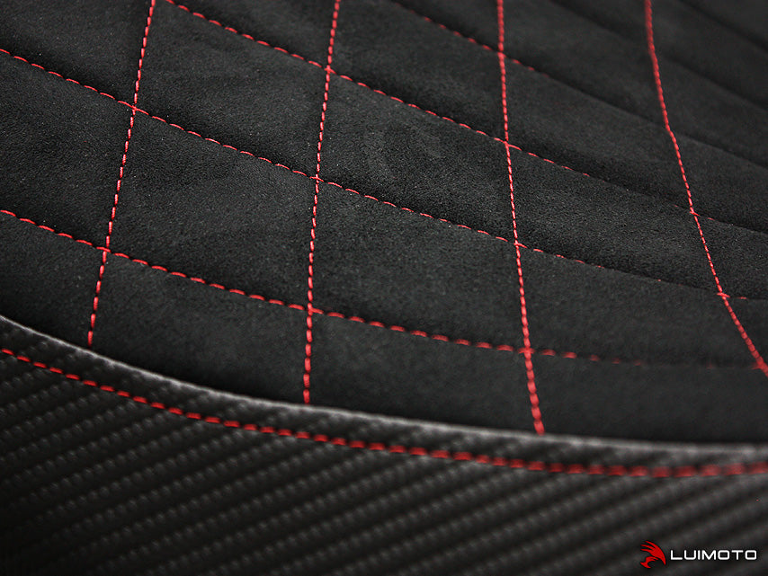 LUIMOTO Diamond Edition Rider Seat Cover for the DUCATI DIAVEL (11-14)