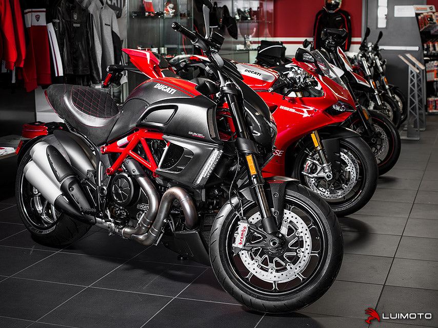 LUIMOTO Diamond Edition Rider Seat Cover for the DUCATI DIAVEL (11-14)