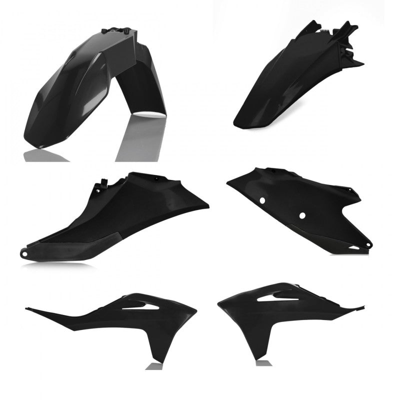 Acerbis 21-23 GasGas EC250/300/250F/350F Plastic Kit - Black