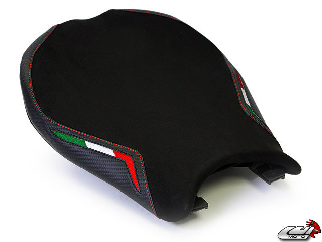 LUIMOTO Team Italia Suede Rider Seat Cover for the DUCATI 1198 / 1098 / 848 / Evo
