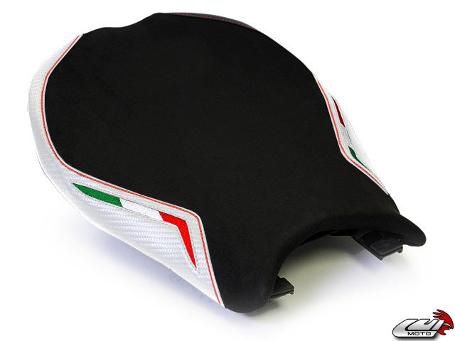 LUIMOTO Team Italia Suede Rider Seat Cover for the DUCATI 1198 / 1098 / 848 / Evo