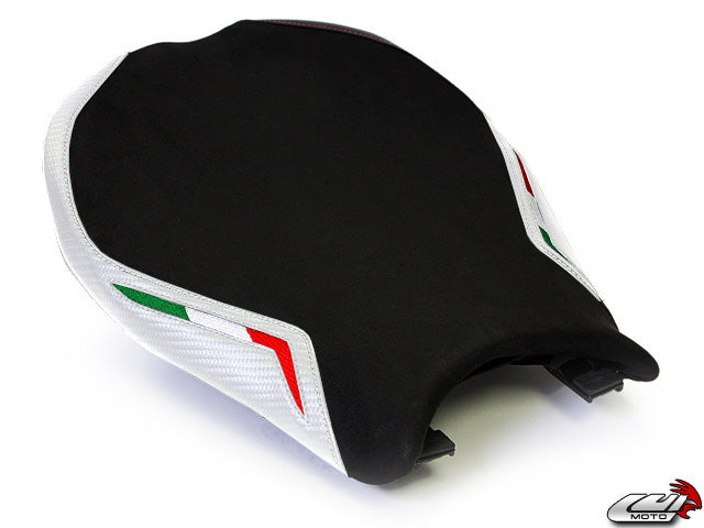 LUIMOTO Team Italia Suede Rider Seat Cover for the DUCATI 1198 / 1098 / 848 / Evo