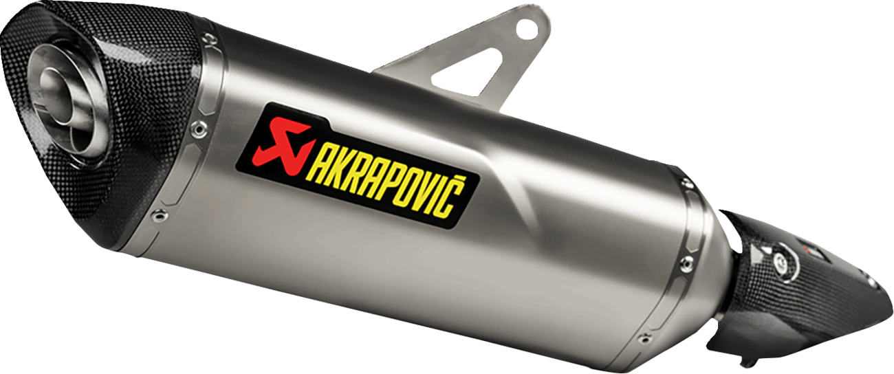 AKRAPOVIC Slip-On Line Muffler - Titanium - Ninja 7/Z7 Hybrid S-K4SO9-HRT