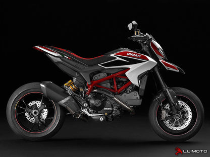 LUIMOTO (Team Italia) Seat Cover for the DUCATI Hypermotard / Hyperstrada 821 / 939