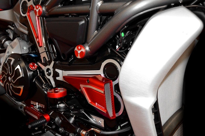 DBK Special Parts (Ducabike) Billet Horizontal Belt Cover Air intake for the Ducati XDiavel