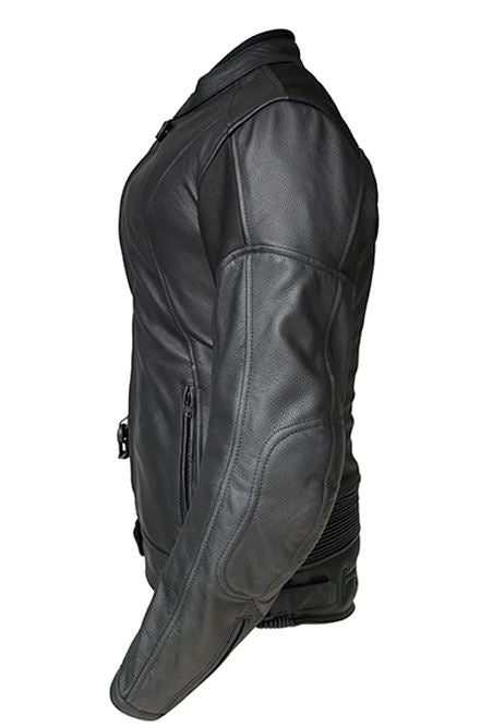 Helite XENA Women's Leather Airbag Jacket in Black