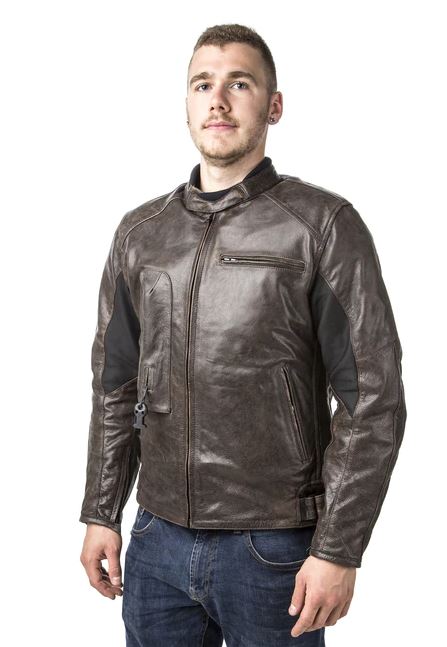 Helite Leather Airbag Jacket