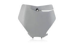 Acerbis 19-22 KTM 125-450 XC/ SX/ SX-F/ XC-F/ XC-tpi Front Number Plate - Gray