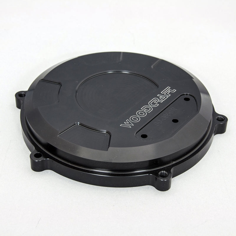 WOODCRAFT RHS Clutch Cover Black Anodized for Ducati Panigale / Streetfighter V4 / S/ Speciale