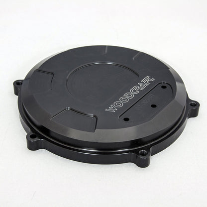WOODCRAFT RHS Clutch Cover Black Anodized for Ducati Panigale / Streetfighter V4 / S/ Speciale