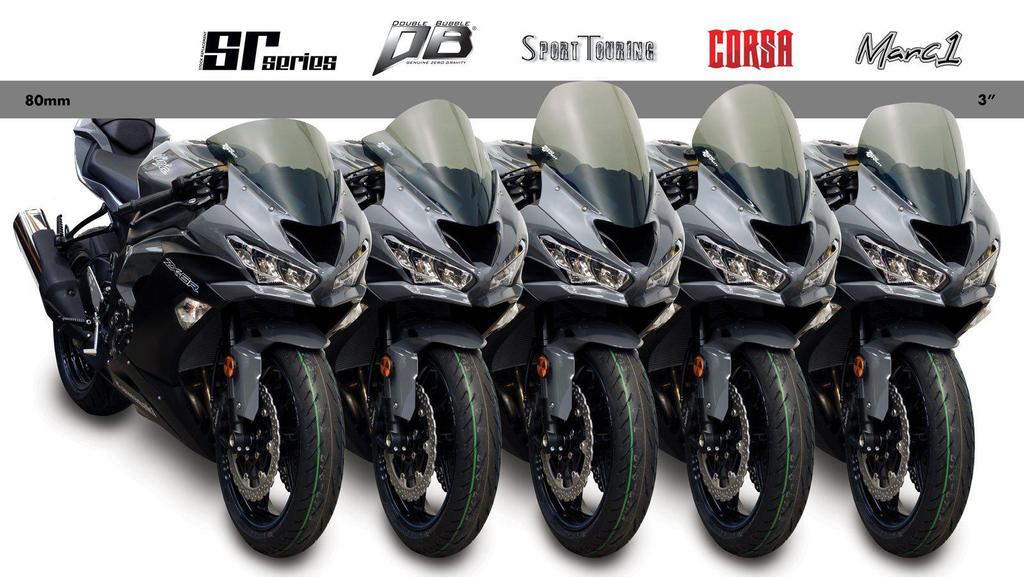 Zero Gravity Racing Windshields for the Kawasaki ZX-6R 636 (2019-2023)