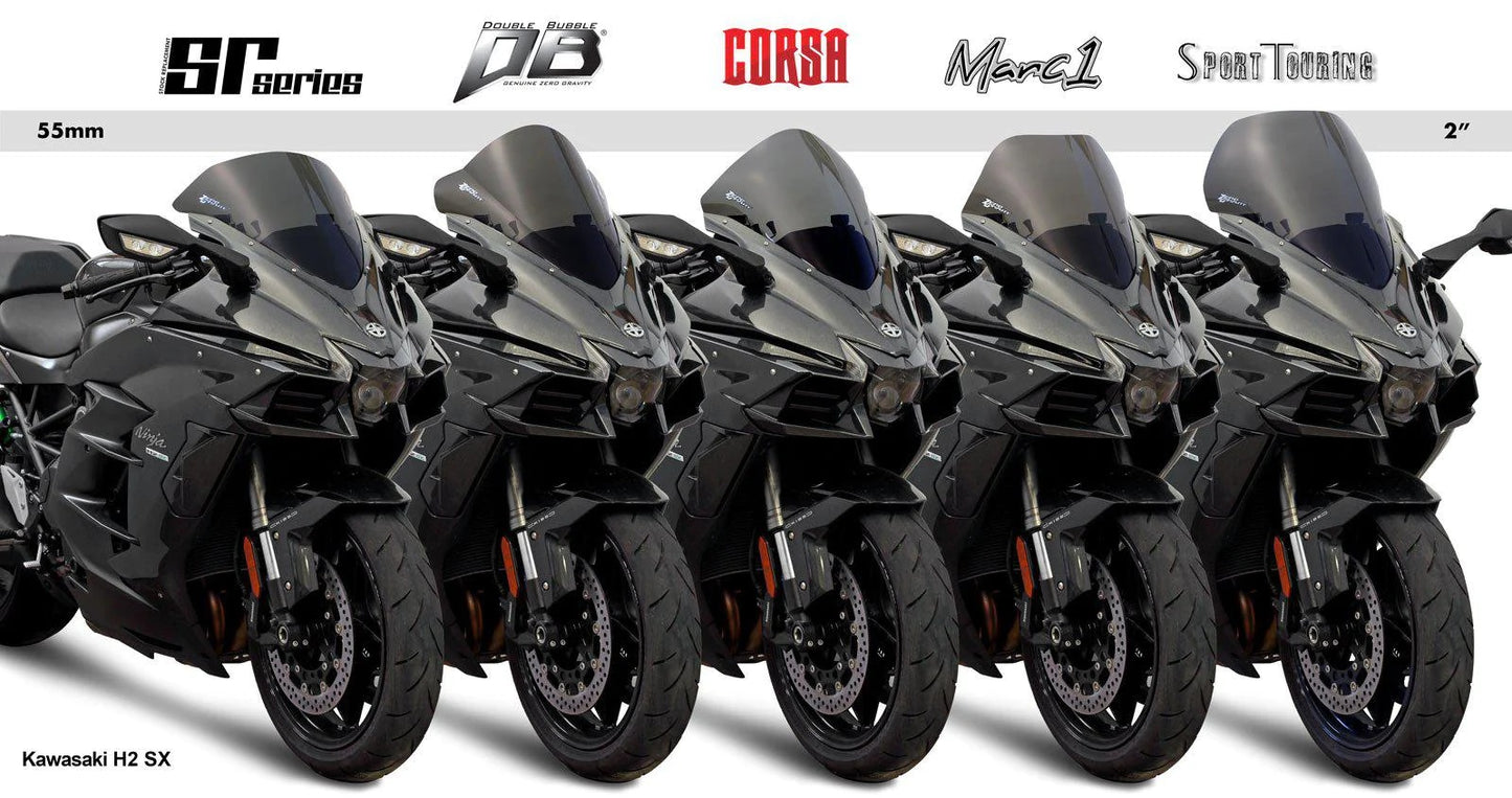 Zero Gravity Racing Windshields for the Kawasaki Ninja H2 SX (2018-22)