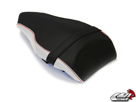 LUIMOTO Team Italia Suede Passenger Seat Cover for the DUCATI 1198 / 1098 / 848 / Evo