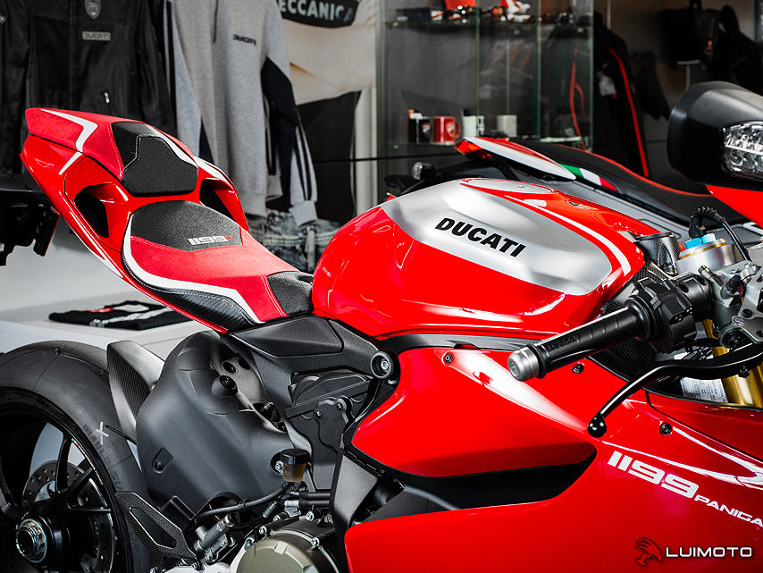 LUIMOTO R Edition Rider Seat Cover for the DUCATI 1199 PANIGALE R (13-14)