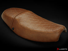 LUIMOTO ( Vintage) Rider Seat Covers for the Triumph THRUXTON (04-15)