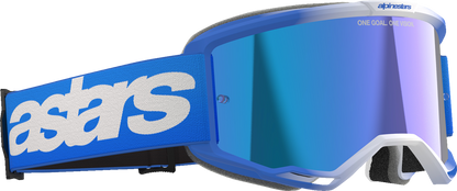 ALPINESTARS GOGGLES Vision 5 Goggle - Blaze - Blue - Blue Mirror Lens 5102125-7271
