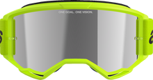 ALPINESTARS GOGGLES Vision 3 Goggle - Wordmark - Yellow Fluo - Silver Mirror Lens 5103225-5299
