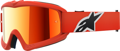 ALPINESTARS GOGGLES Youth Vision Goggle - Corp - Orange - Red Mirror Lens 5140225-480