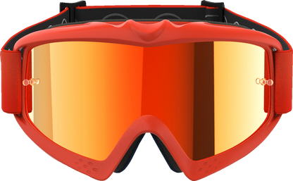 ALPINESTARS GOGGLES Youth Vision Goggle - Corp - Orange - Red Mirror Lens 5140225-480