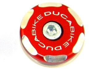 DBK Special Parts (Ducabike) Front Left Wheel Axle Cap for all Ducati's (Contrast Cut)