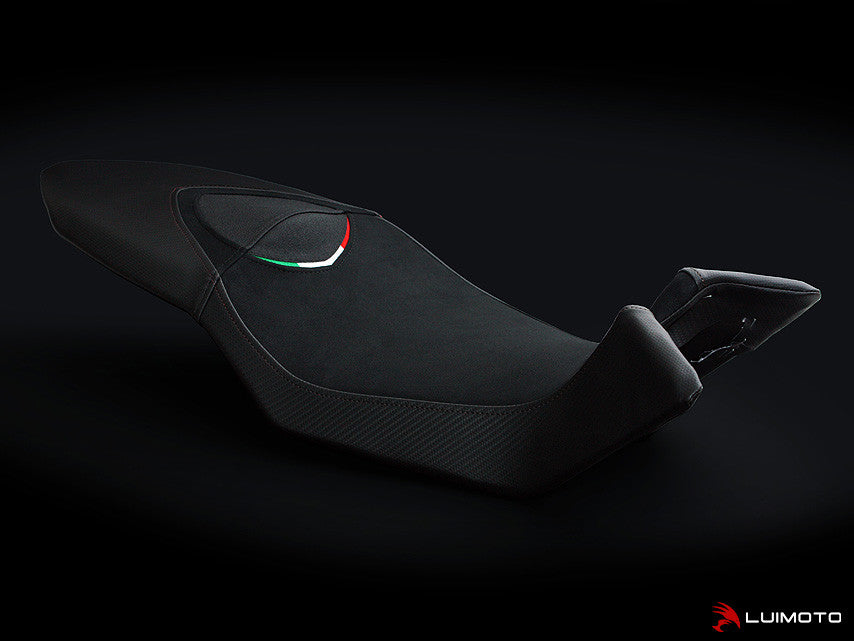 LUIMOTO (Team Italia ) Rider Seat Cover for the MV AGUSTA BRUTALE 675 800 (12-15)