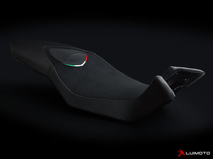 LUIMOTO (Team Italia ) Rider Seat Cover for the MV AGUSTA BRUTALE 675 800 (12-15)