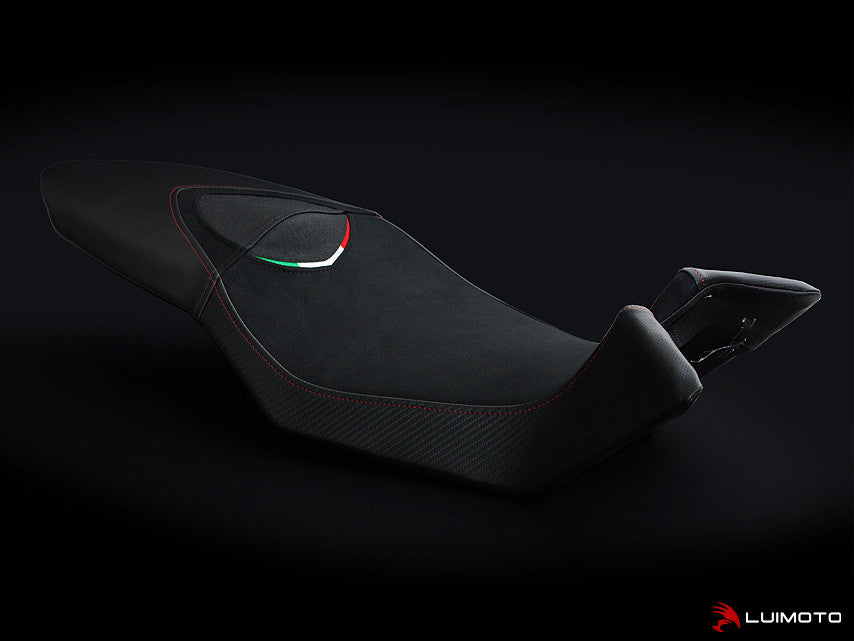 LUIMOTO (Team Italia ) Rider Seat Cover for the MV AGUSTA BRUTALE 675 800 (12-15)