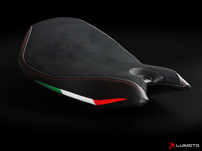 LUIMOTO Team Italia Rider Seat Cover for the DUCATI 899 PANIGALE