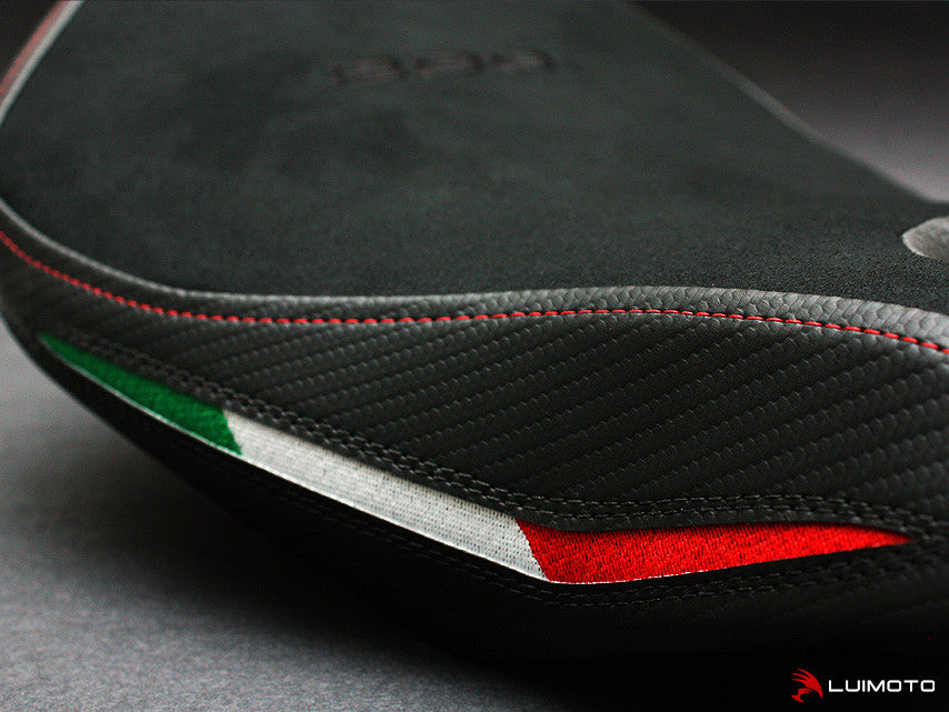 LUIMOTO Team Italia Rider Seat Cover for the DUCATI 899 PANIGALE