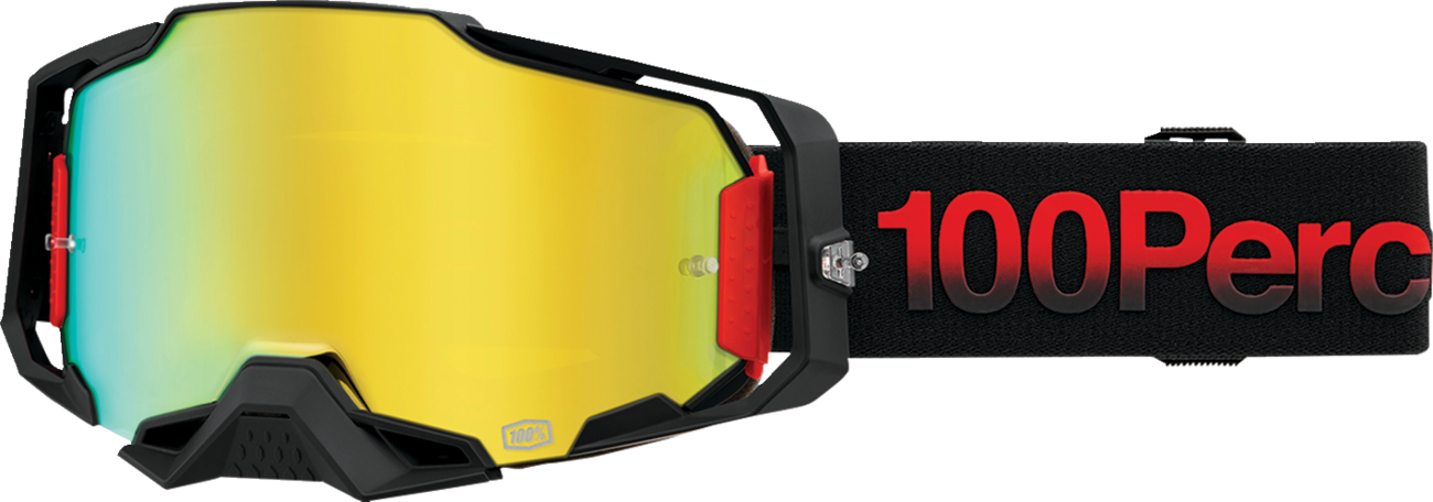 100% Armega Goggle - Lightspeed - HiPER Silver Flash Lens 50003-00014