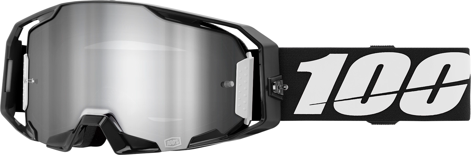 100% ARmatic Goggle - Black - Silver Flash Mirror Lens 50060-00001