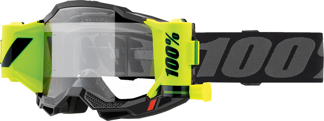 100% Accuri 2 Forecast Goggle - Roll-Off - Black - Clear Lens 50017-00008