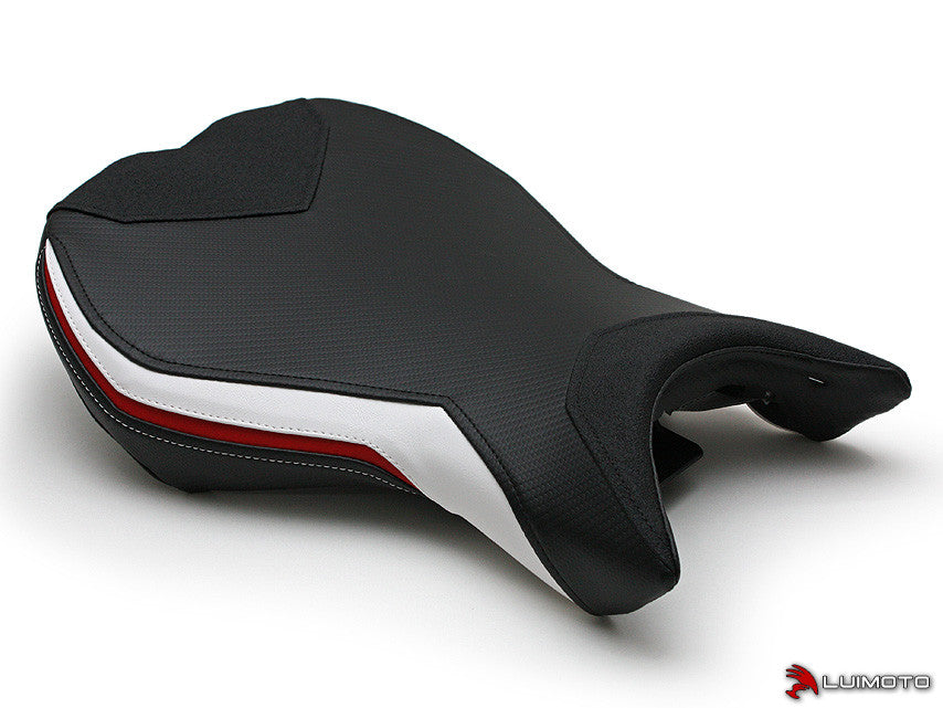 LUIMOTO (Sport) Rider Seat Covers for the Triumph DAYTONA 765 / 675 (13-18) & STREET TRIPLE Rx (15-16)