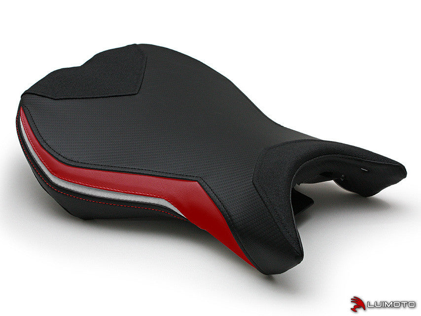 LUIMOTO (Sport) Rider Seat Covers for the Triumph DAYTONA 765 / 675 (13-18) & STREET TRIPLE Rx (15-16)