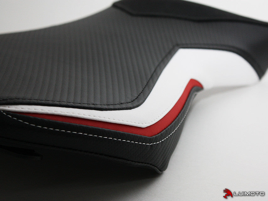 LUIMOTO (Sport) Rider Seat Covers for the Triumph DAYTONA 765 / 675 (13-18) & STREET TRIPLE Rx (15-16)